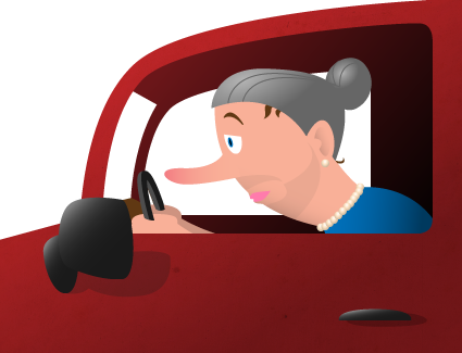 Driving granny style but to no avail?